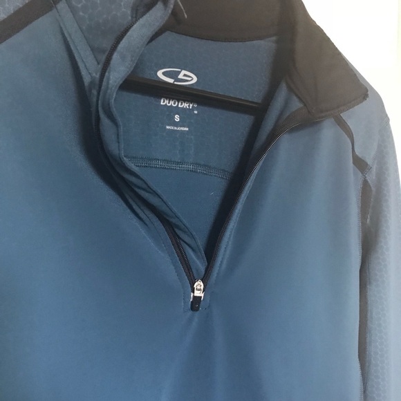 Champion Duo Dry Quarter Zip Navy Blue/Black - Picture 2 of 8